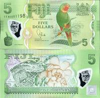 *5 Dolárov Fidži 2012-23, polymer P115 UNC - Kliknutím na obrázok zatvorte -